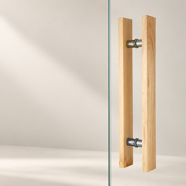 Solid Wood Door Pull Handle – Round, Square and Rectangular