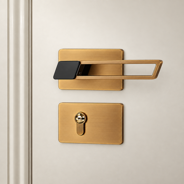 Luxury Minimalist Silent Zinc Alloy Interior Door Lock