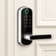 Smart Door Handle Lock with Fingerprint, NFC and App Control