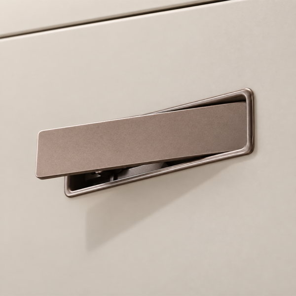 Morandi Recessed Aluminum Cabinet & Drawer Edge Pulls – 2-Piece Set