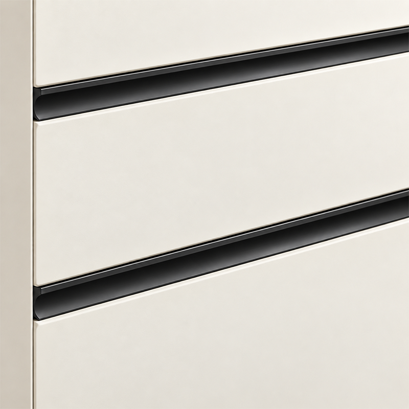 Modern Concealed G-Shaped Aluminum Cabinet Pulls – 2-Piece Set
