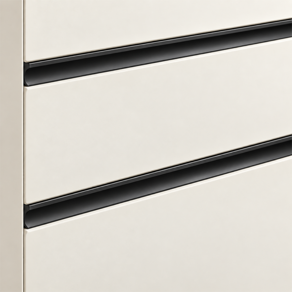 Modern Concealed G-Shaped Aluminum Cabinet Pulls – 2-Piece Set