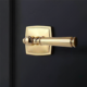 Retro Zinc Alloy Silent Keyless Privacy Door Handle and Lock Set