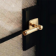 Retro Zinc Alloy Silent Keyless Privacy Door Handle and Lock Set