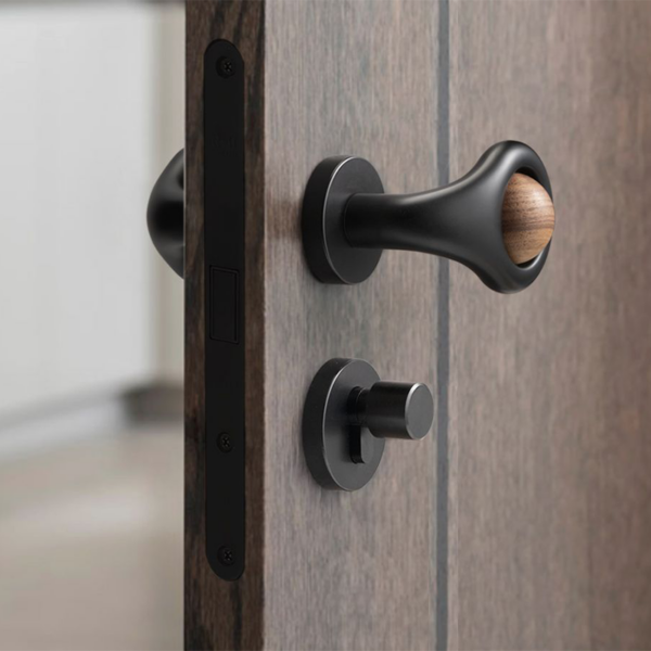 Planet-Inspired Zinc Alloy Silent Door Handle and Lock Set