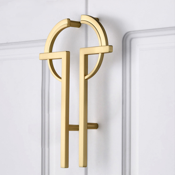 Modern Zinc Alloy Cabinet Pull Handles – Left and Right Pairs - 2-Piece Set