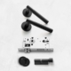 Luxury Minimalist Silent Door Handle and Lock Set for Bedrooms