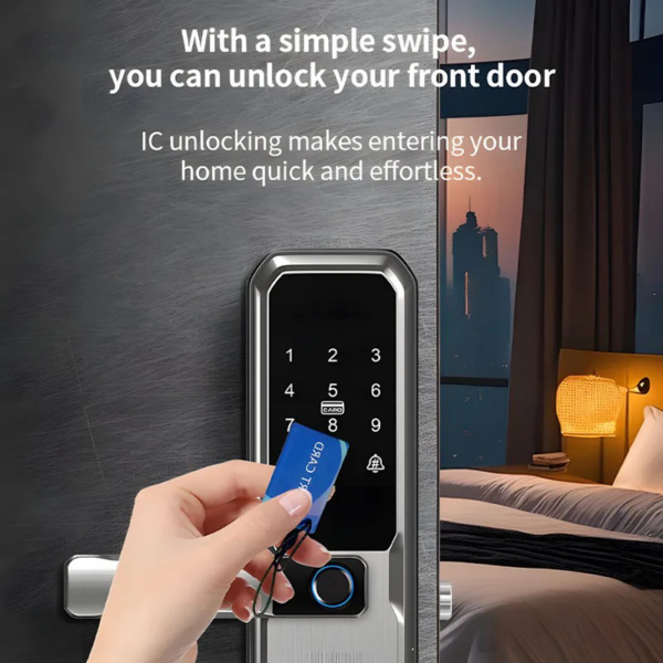 DL30 Smart Fingerprint Door Lock with Keypad, RFID Card and Tuya App