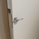 European-Style Silver Zinc Alloy Quiet Door Handle and Lock Set