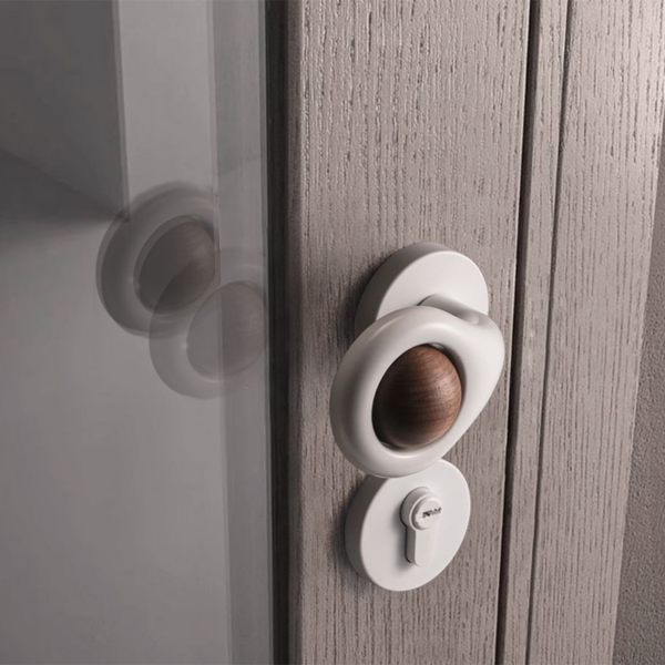 Planet-Inspired Zinc Alloy Silent Door Handle and Lock Set