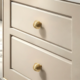 Vintage Brass Cabinet and Drawer Knobs – American Style - 2-Piece Set