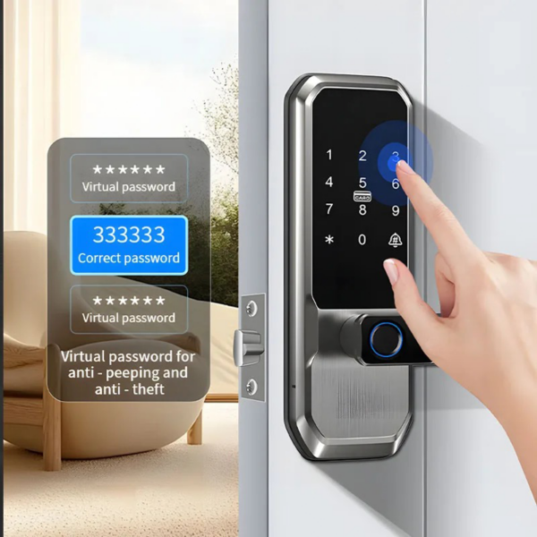 DL30 Smart Fingerprint Door Lock with Keypad, RFID Card and Tuya App