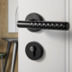 Luxury Minimalist Silent Door Handle and Lock Set for Bedrooms