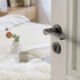 4 Zinc Alloy Silent Door Handle and Lock Set – French Style