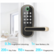 Smart Door Handle Lock with Fingerprint, NFC and App Control