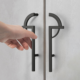 Modern Zinc Alloy Cabinet Pull Handles – Left and Right Pairs - 2-Piece Set