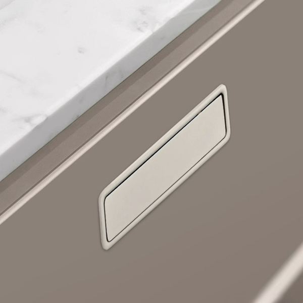Morandi Recessed Aluminum Cabinet & Drawer Edge Pulls – 2-Piece Set