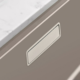 Morandi Recessed Aluminum Cabinet & Drawer Edge Pulls – 2-Piece Set