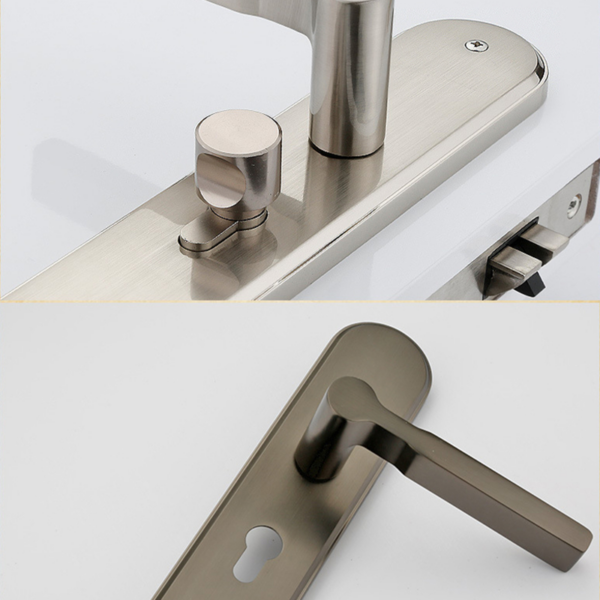 Antique Zinc Alloy Interior Door Handle and Lock Set