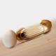 Antique Gold Split Door Handle and Lock Set for Interior Doors