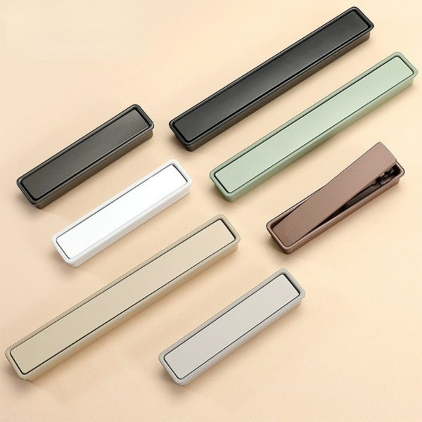 Morandi Recessed Aluminum Cabinet & Drawer Edge Pulls – 2-Piece Set
