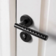 Luxury Minimalist Silent Door Handle and Lock Set for Bedrooms