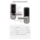 DL30 Smart Fingerprint Door Lock with Keypad, RFID Card and Tuya App