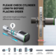 Smart Lock Cylinder with Fingerprint, PIN Code and Tuya App