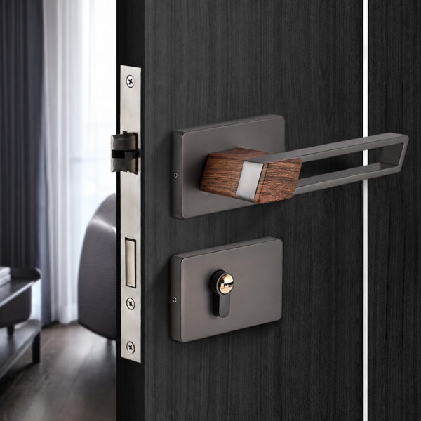 Luxury Minimalist Silent Zinc Alloy Interior Door Lock
