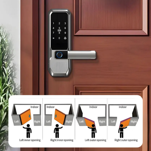 DL30 Smart Fingerprint Door Lock with Keypad, RFID Card and Tuya App