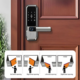 DL30 Smart Fingerprint Door Lock with Keypad, RFID Card and Tuya App