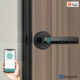 1 Smart Fingerprint Door Handle Lock with Keypad & Tuya App