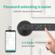 5-in-1 Smart Door Handle Lock with Fingerprint, Password, RFID Card and Tuya App