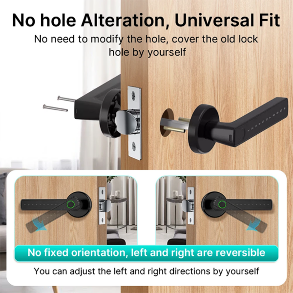 Smart Fingerprint Door Lock with Tuya and Smart Life App