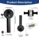 5 Smart Fingerprint Door Handle Lock with Keypad & Tuya App