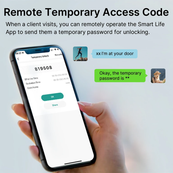 Smart Fingerprint Door Lock with Tuya and Smart Life App