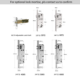 Keyless Fingerprint Door Handle with Dual-Row Keypad