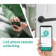 5-in-1 Smart Door Handle Lock with Fingerprint, Password, RFID Card and Tuya App