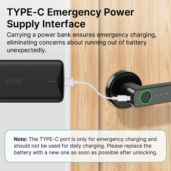 Smart Fingerprint Door Lock with Tuya and Smart Life App